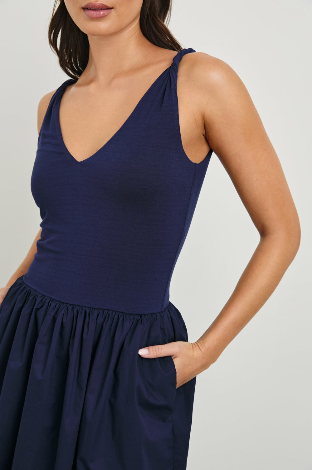 FRANCA DRESS - NAVY| Rails near me