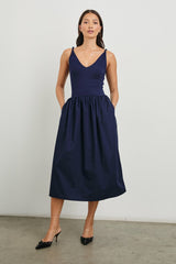 FRANCA DRESS - NAVY| Rails near me