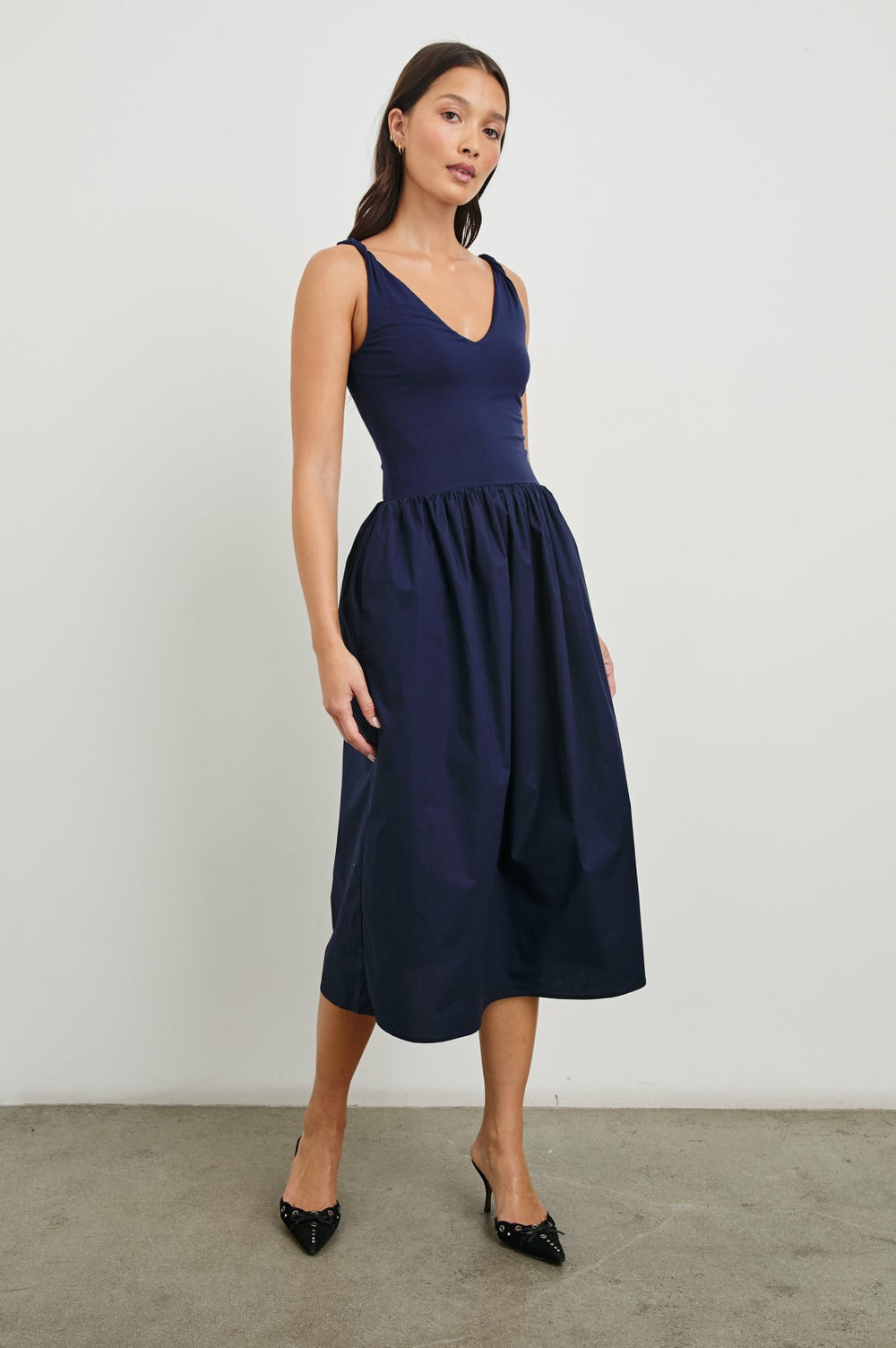 FRANCA DRESS - NAVY| Rails near me