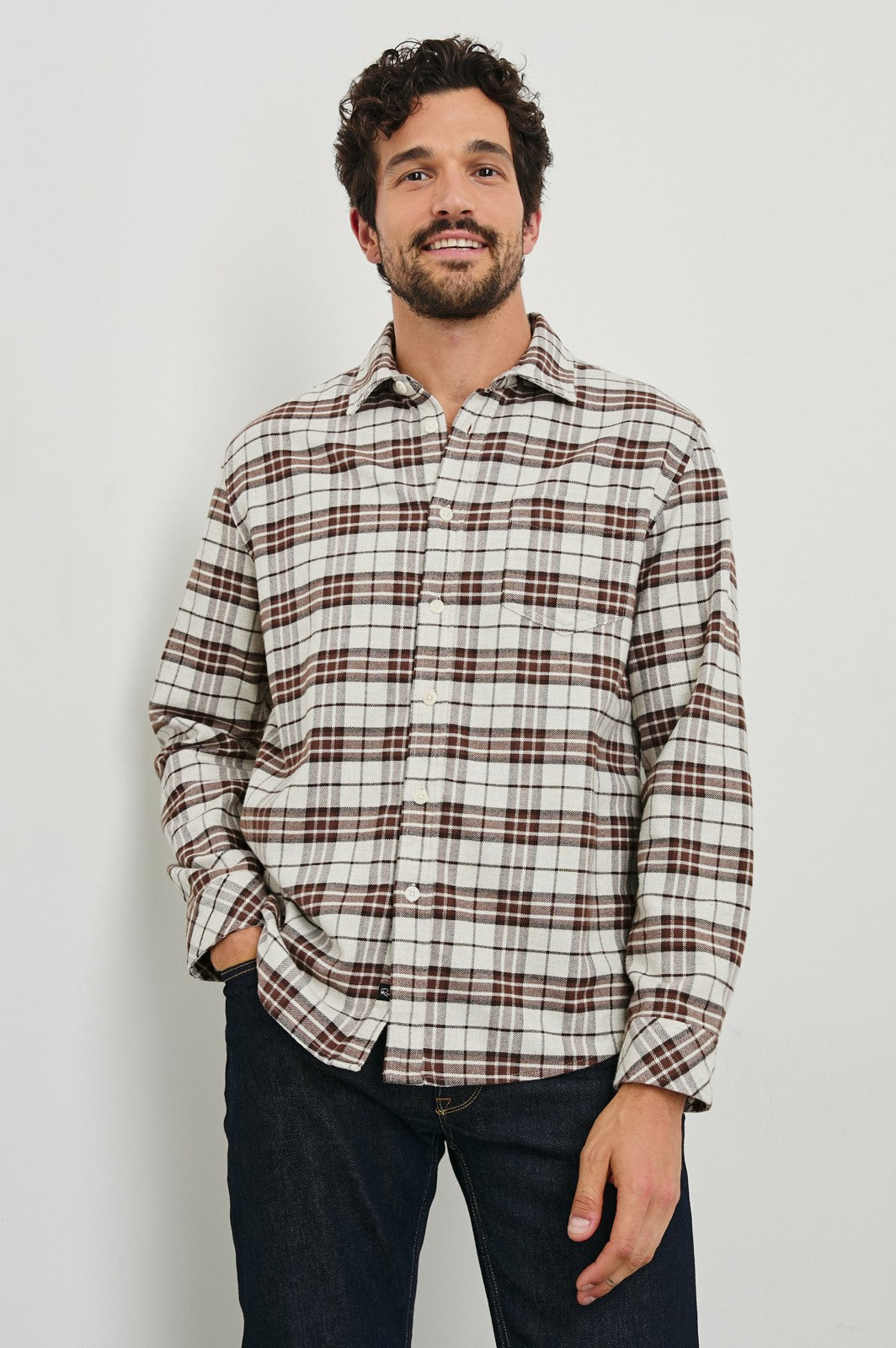 FORREST SHIRT - SANDALWOOD MOSAIC| Rails sale