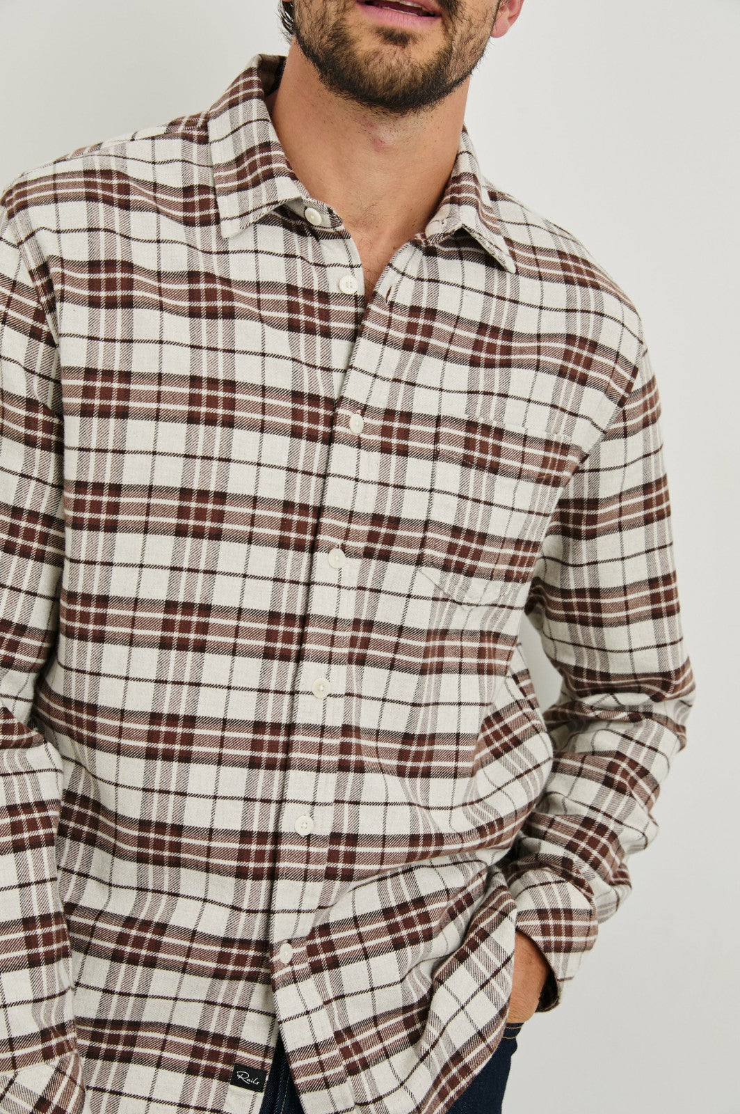 FORREST SHIRT - SANDALWOOD MOSAIC| Rails sale