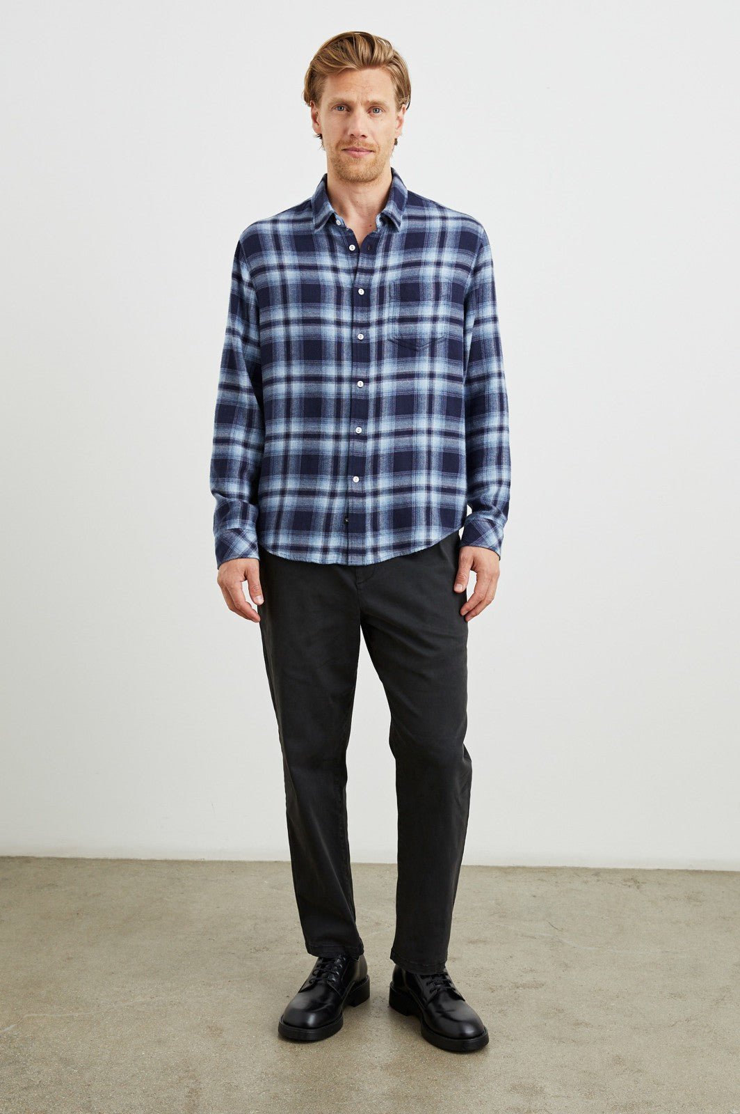 LENNOX SHIRT - BLUE OPAL| Rails for sale