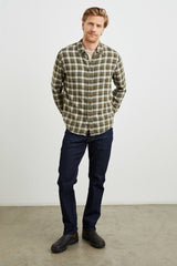 LENNOX SHIRT - IGUANA GREY| Rails on sale