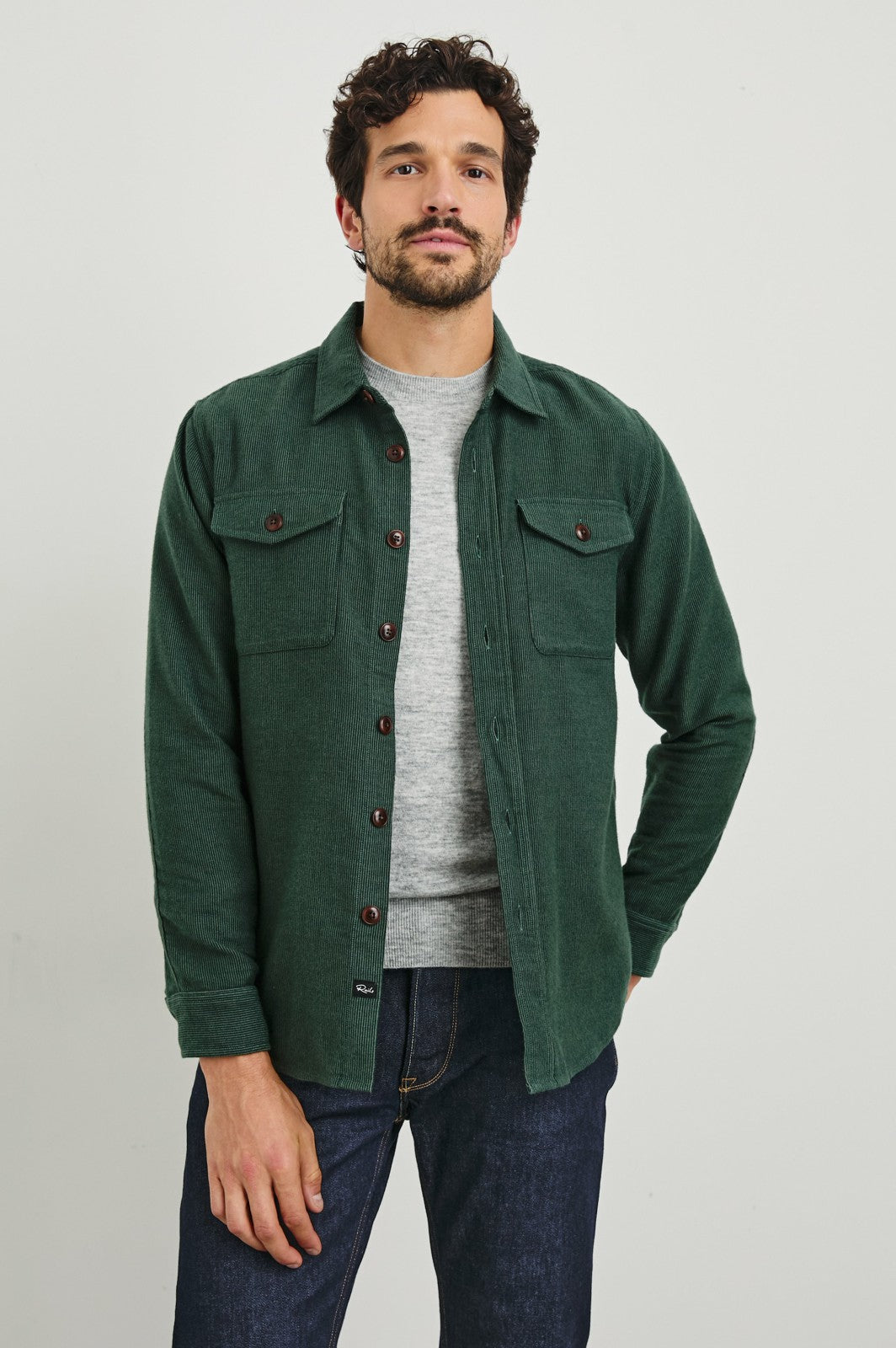 BURR SHIRT JACKET - CREEPING VINE| Rails online