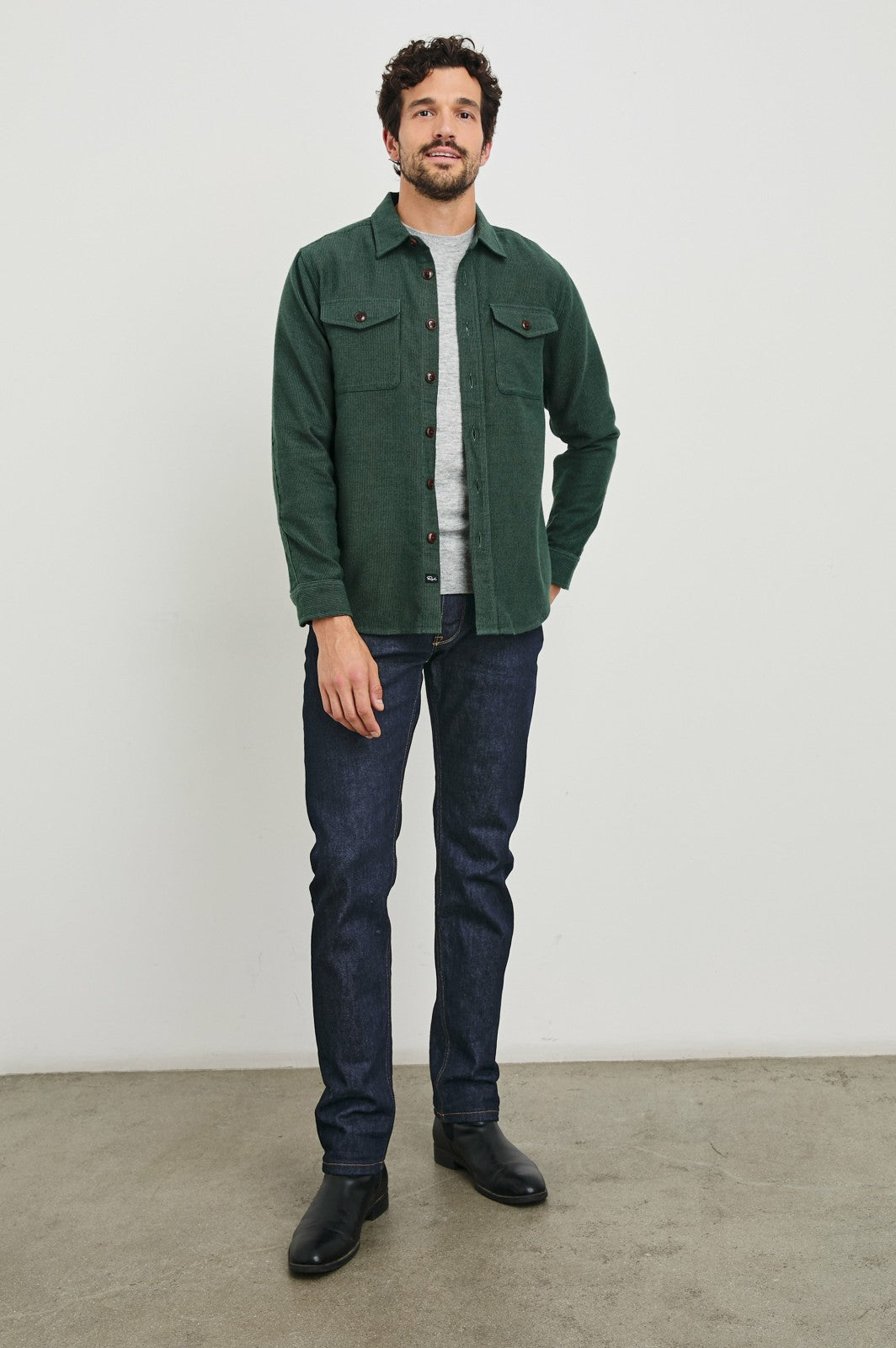 BURR SHIRT JACKET - CREEPING VINE| Rails online