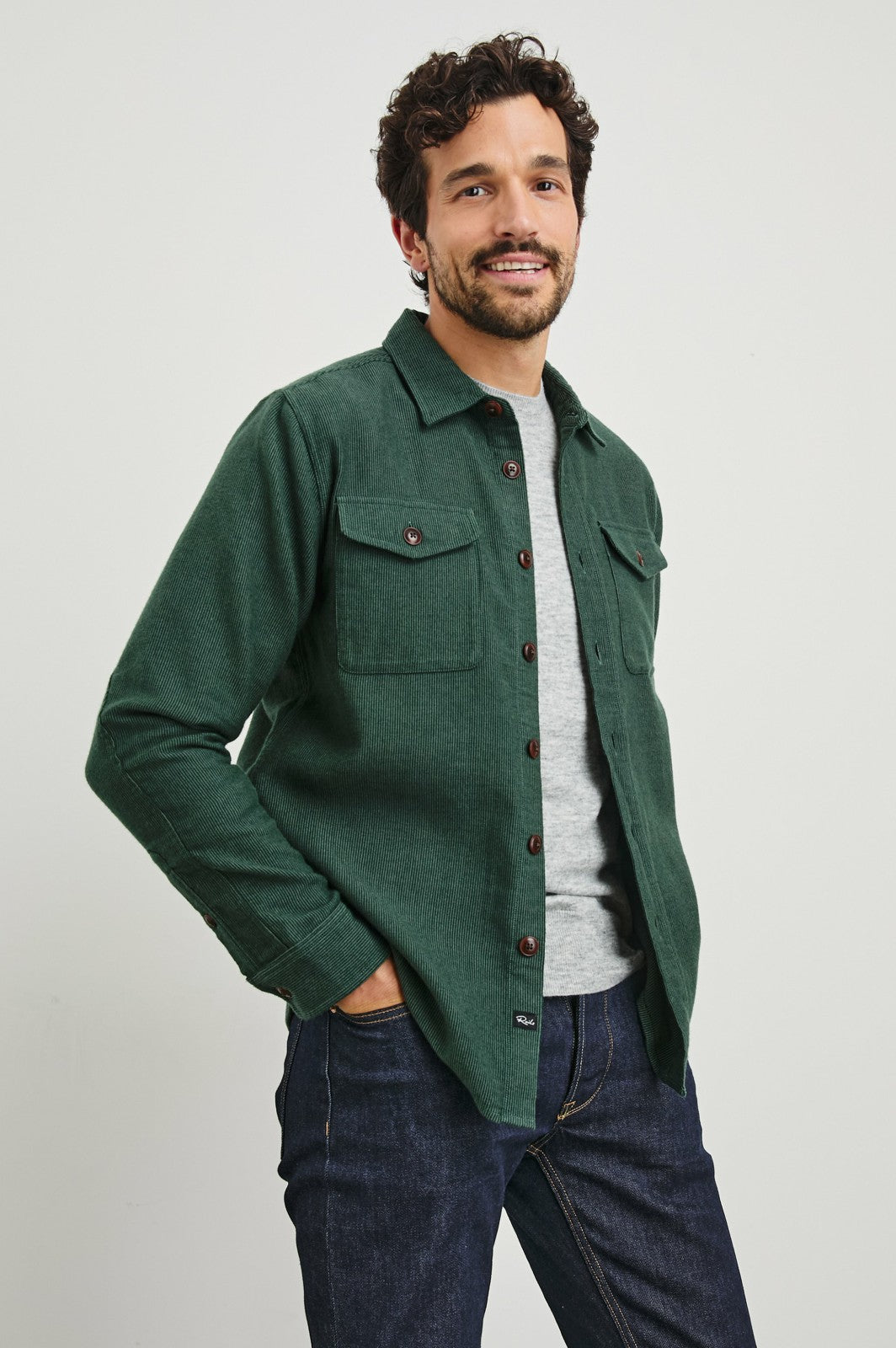 BURR SHIRT JACKET - CREEPING VINE| Rails online