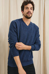 ANSEL SWEATER - BLUE MELANGE| Rails sale