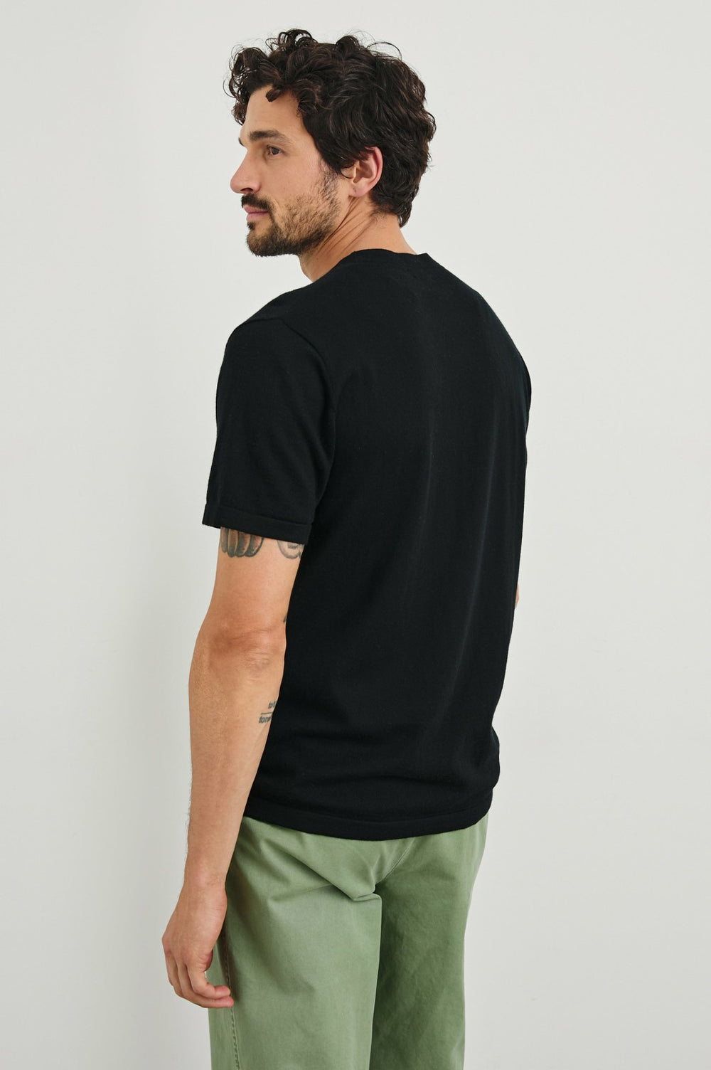 MASON COTTON CASHMERE T-SHIRT - BLACK| Rails outlet