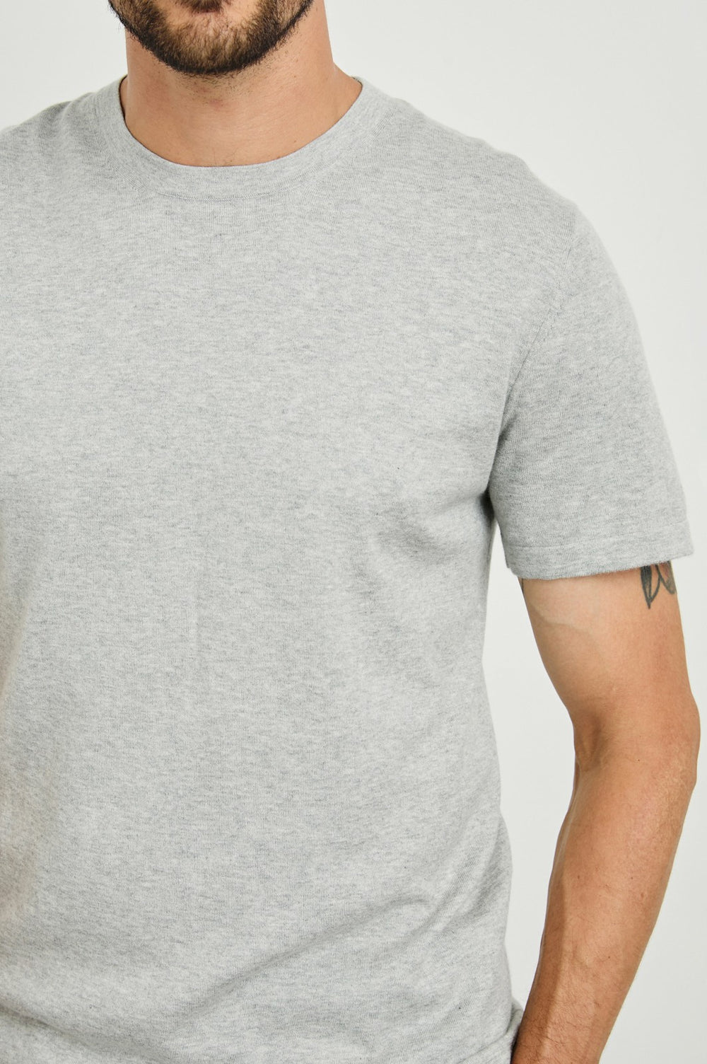 MASON COTTON CASHMERE T-SHIRT - HEATHER GREY| Rails sale