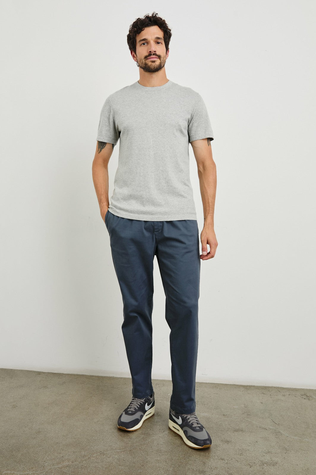 MASON COTTON CASHMERE T-SHIRT - HEATHER GREY| Rails sale