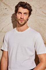 MASON COTTON CASHMERE T-SHIRT - CREAM| Rails discount