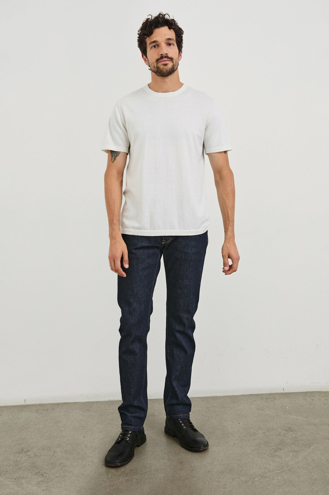 MASON COTTON CASHMERE T-SHIRT - CREAM| Rails discount
