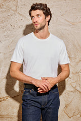 MASON COTTON CASHMERE T-SHIRT - CREAM| Rails discount