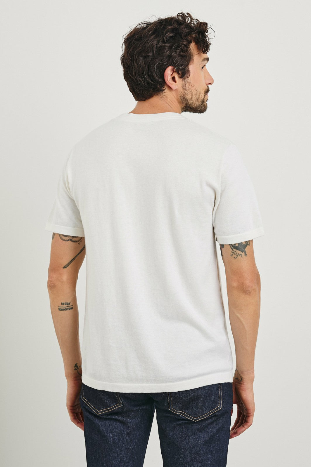 MASON COTTON CASHMERE T-SHIRT - CREAM| Rails discount