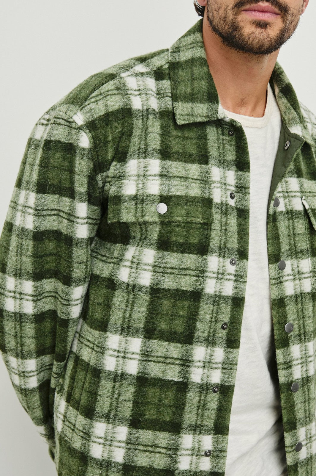 SAXON JACKET - GREEN MIST| Rails outlet