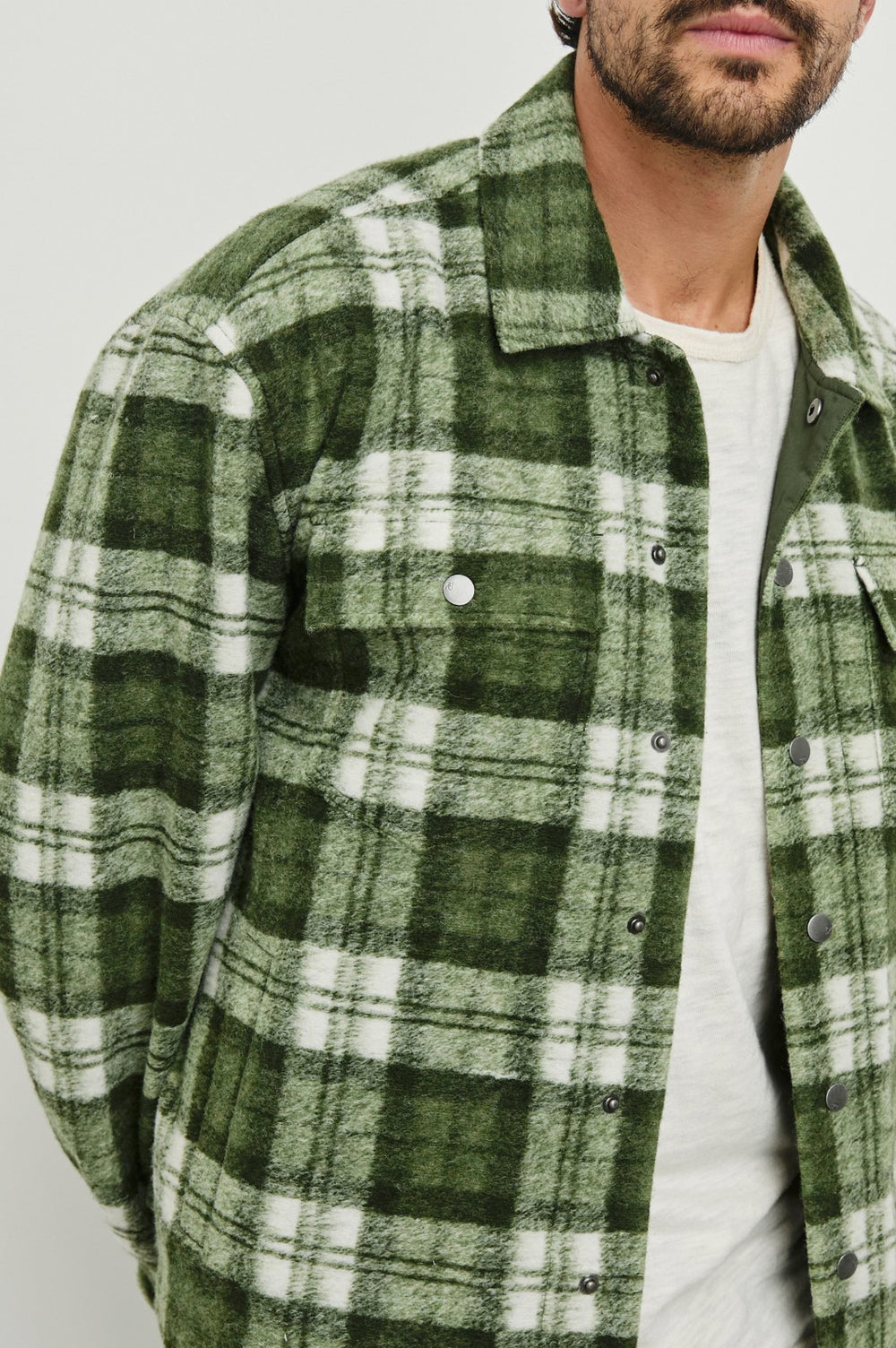 SAXON JACKET - GREEN MIST| Rails outlet