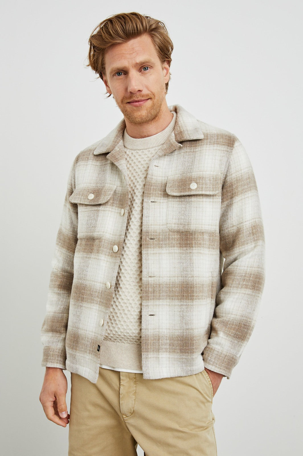 VIGGO SHIRT JACKET - LIONS MANE| Rails for sale