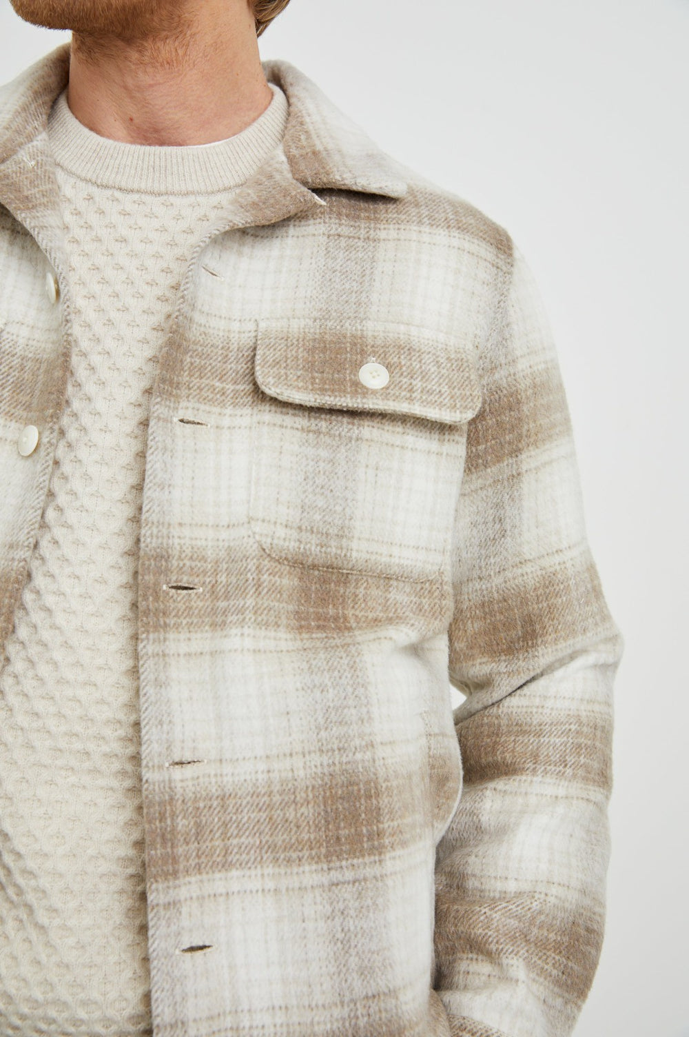 VIGGO SHIRT JACKET - LIONS MANE| Rails for sale