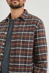 FORREST SHIRT - HICKORY BLUE MELANGE| Rails US