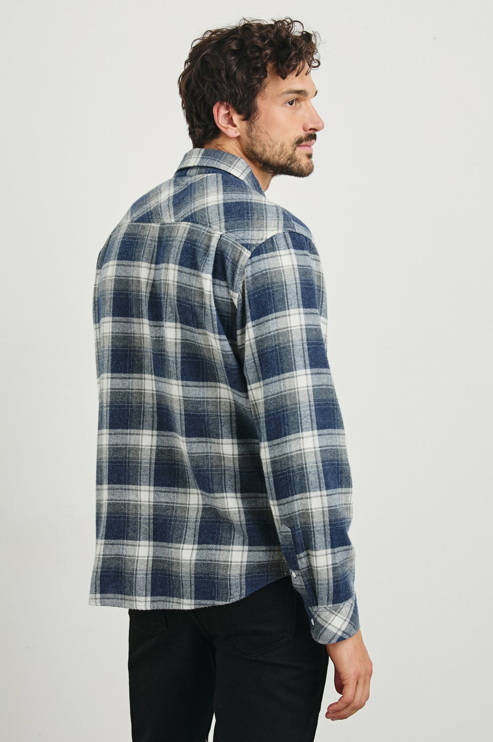 LENNOX SHIRT - CHARCOAL LAPIS| Rails near me