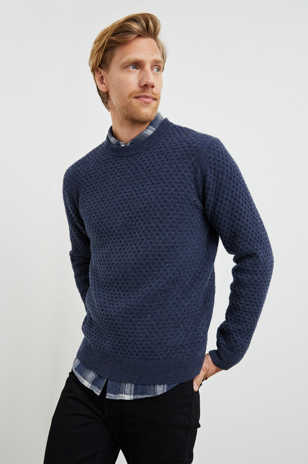 CARRICK SWEATER - NAVY HEATHER| Rails for sale