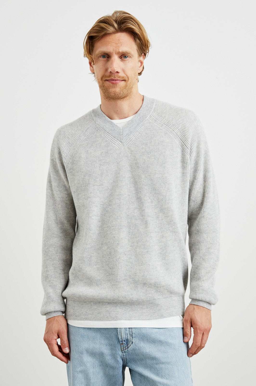 ANSEL SWEATER - GREY MELANGE| Rails outlet