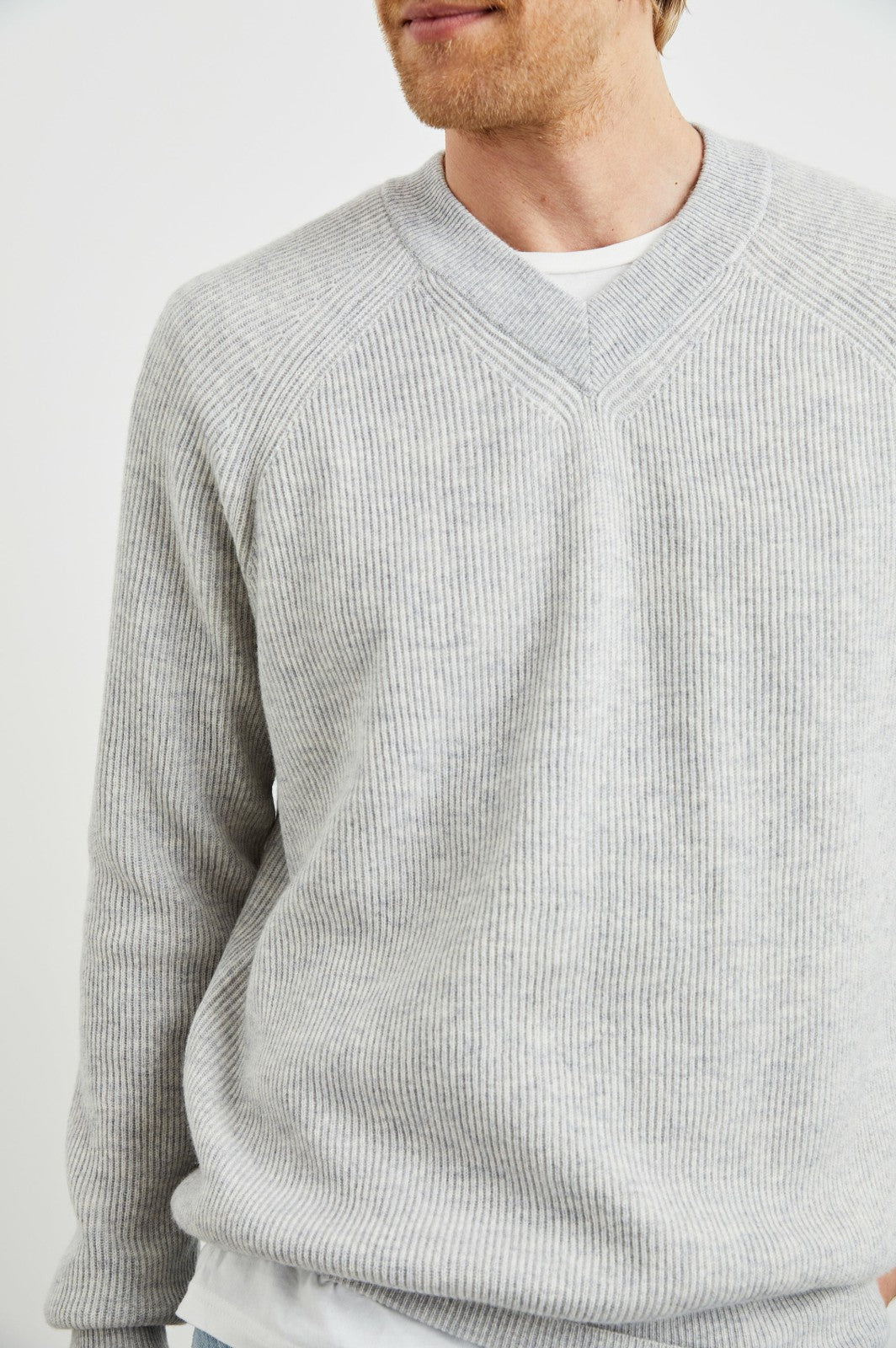 ANSEL SWEATER - GREY MELANGE| Rails outlet