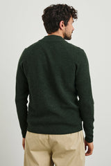 STARK QUARTER ZIP - OLIVE MELANGE| Rails US