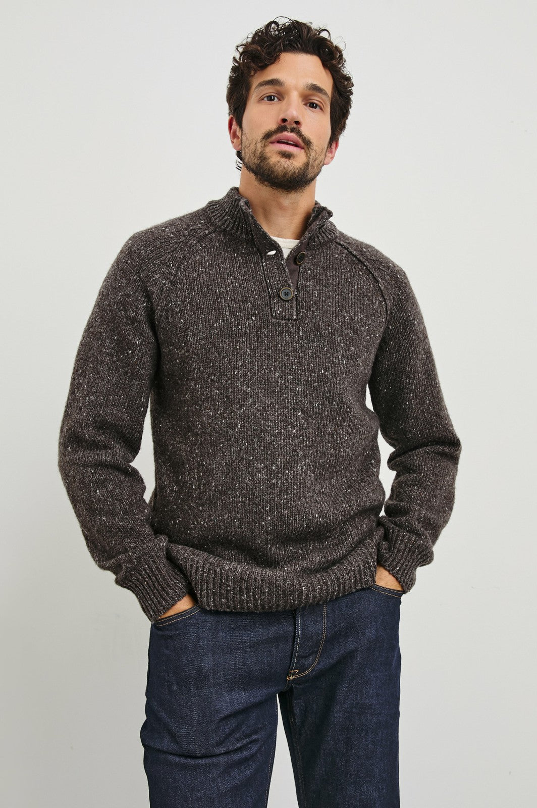HARDING SWEATER - CAROB| Rails sale