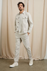 FRANKLIN JACKET - OAT RAILROAD DOBBY| Rails near me