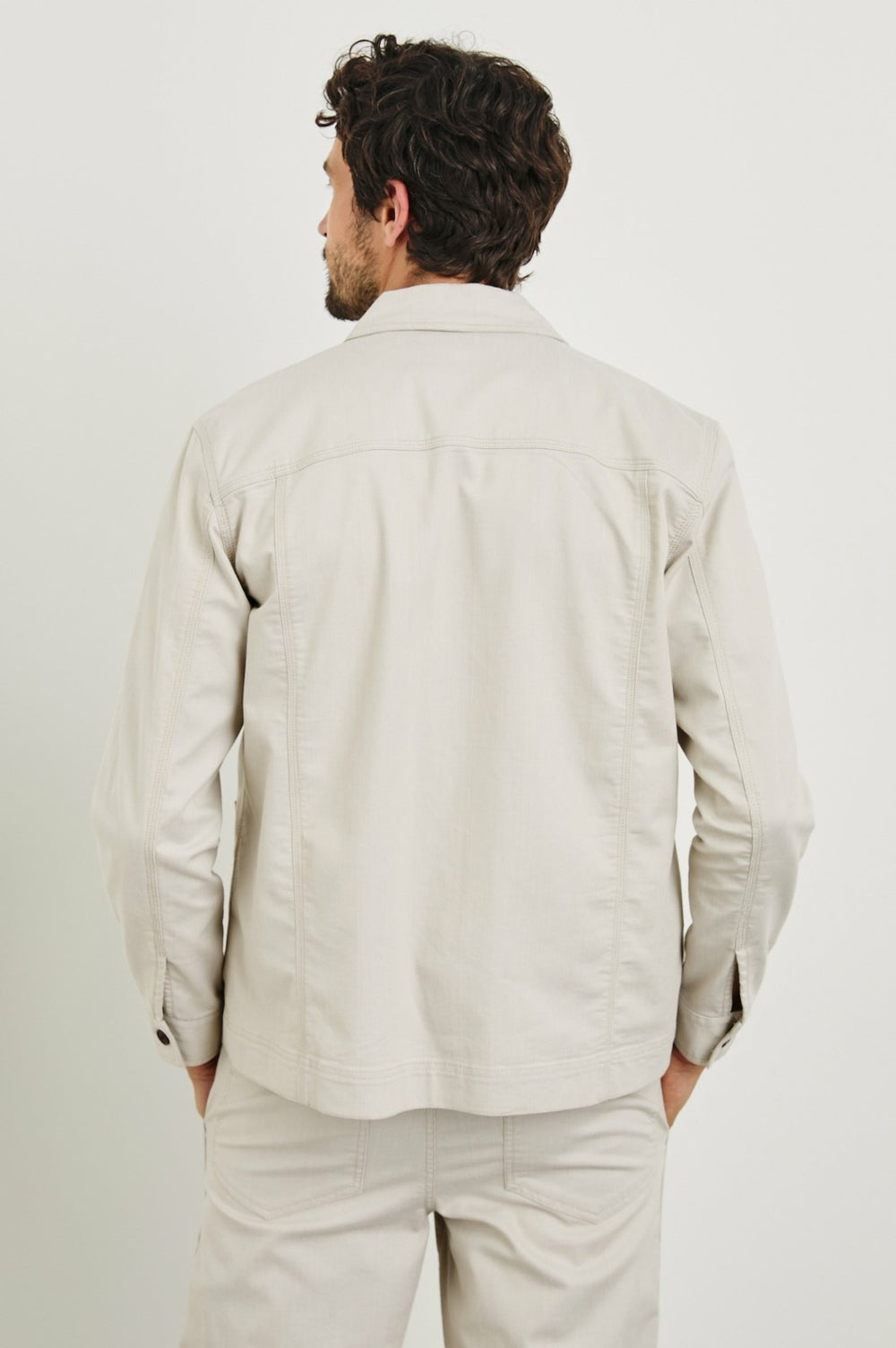 FRANKLIN JACKET - OAT RAILROAD DOBBY| Rails near me