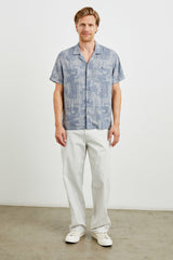 ACE SHIRT - PATCHWORK BANDANA SLATE| Rails sale