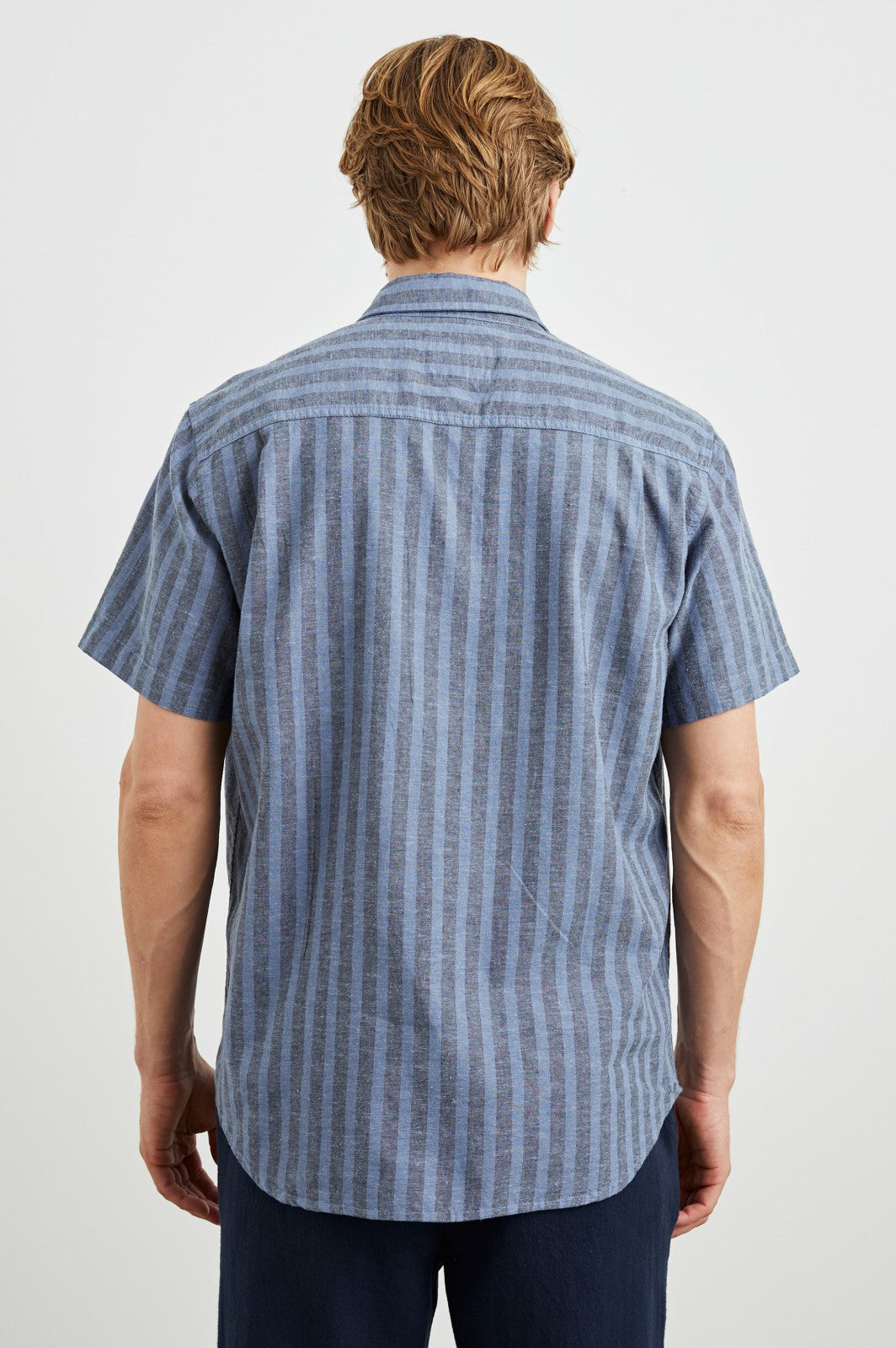 WILDER SHIRT - MARINE SAPPHIRE STRIPE| Rails online
