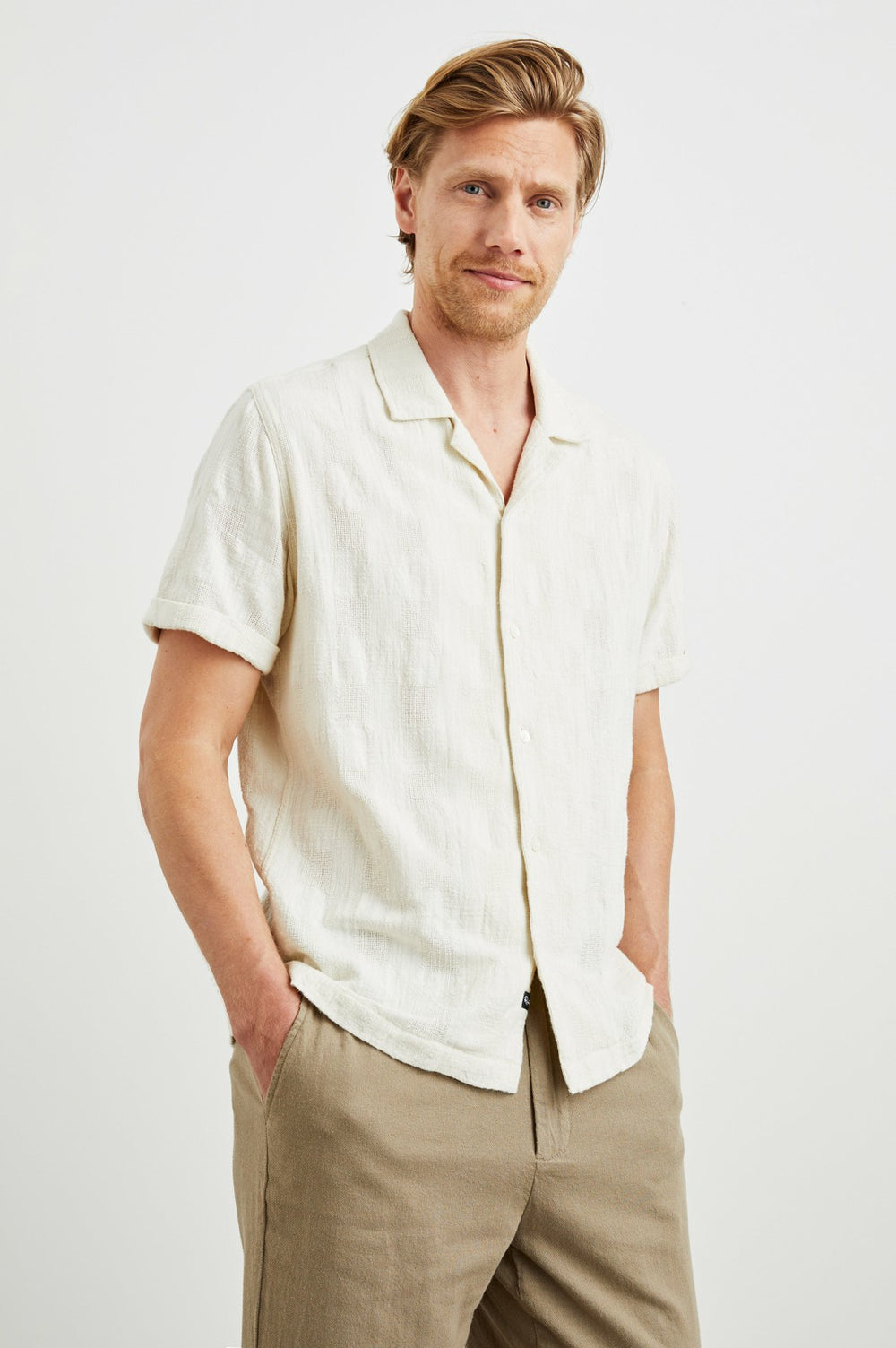 DRESDEN SHIRT - PARCHMENT| Rails outlet