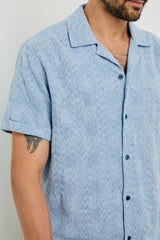 DRESDEN SHIRT - CERULEAN IKAT| Rails discount