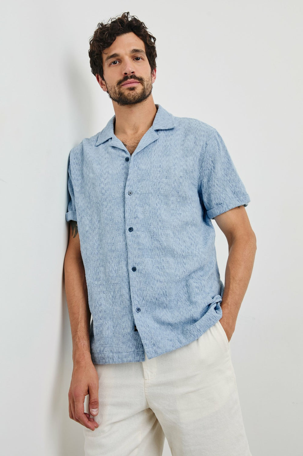 DRESDEN SHIRT - CERULEAN IKAT| Rails discount