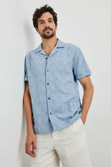 DRESDEN SHIRT - CERULEAN IKAT| Rails discount