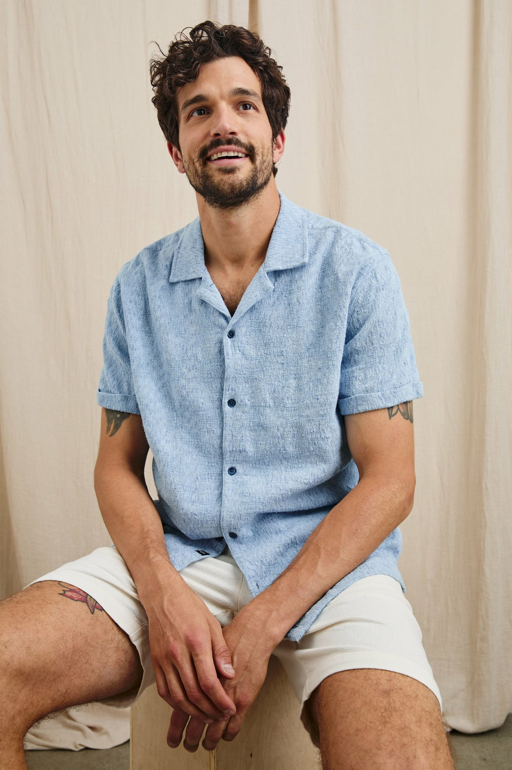 DRESDEN SHIRT - CERULEAN IKAT| Rails discount