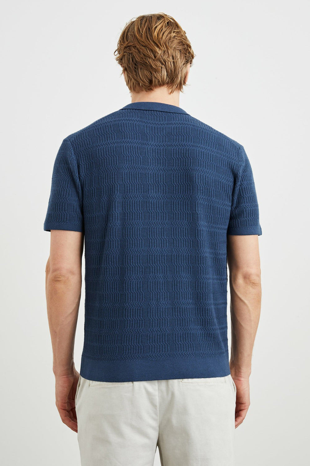 NATHAN POLO SHIRT - PETERSON BLUE| Rails for sale