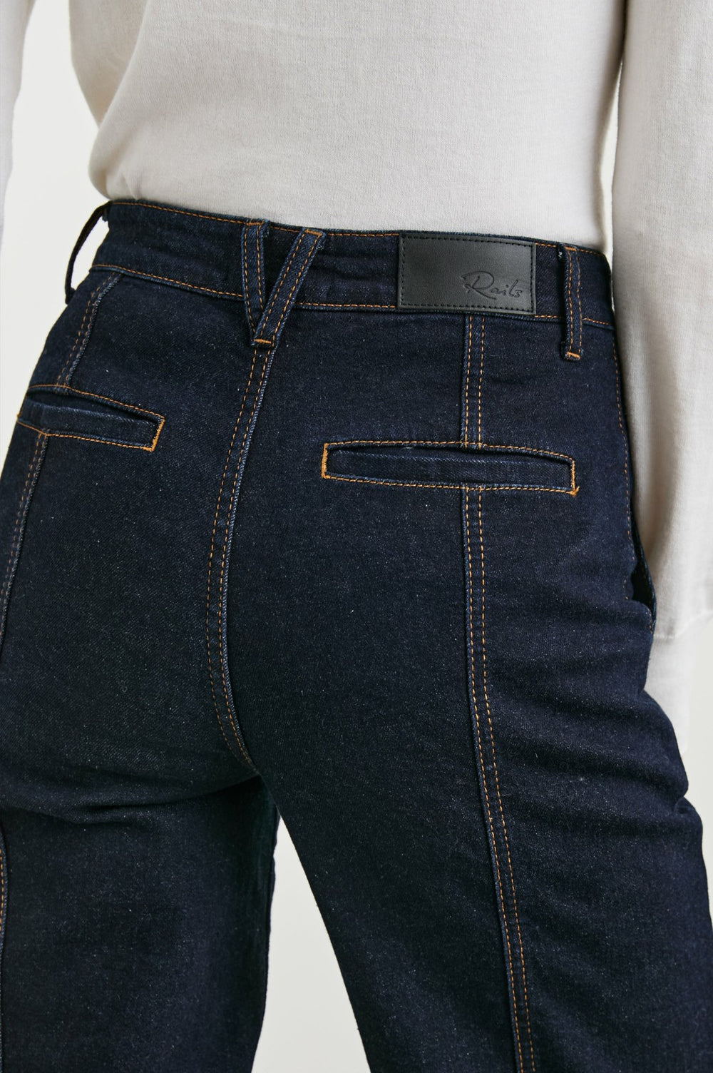 GETTY CROP UTILITY WIDE LEG - MIDNIGHT BLUES| Rails US