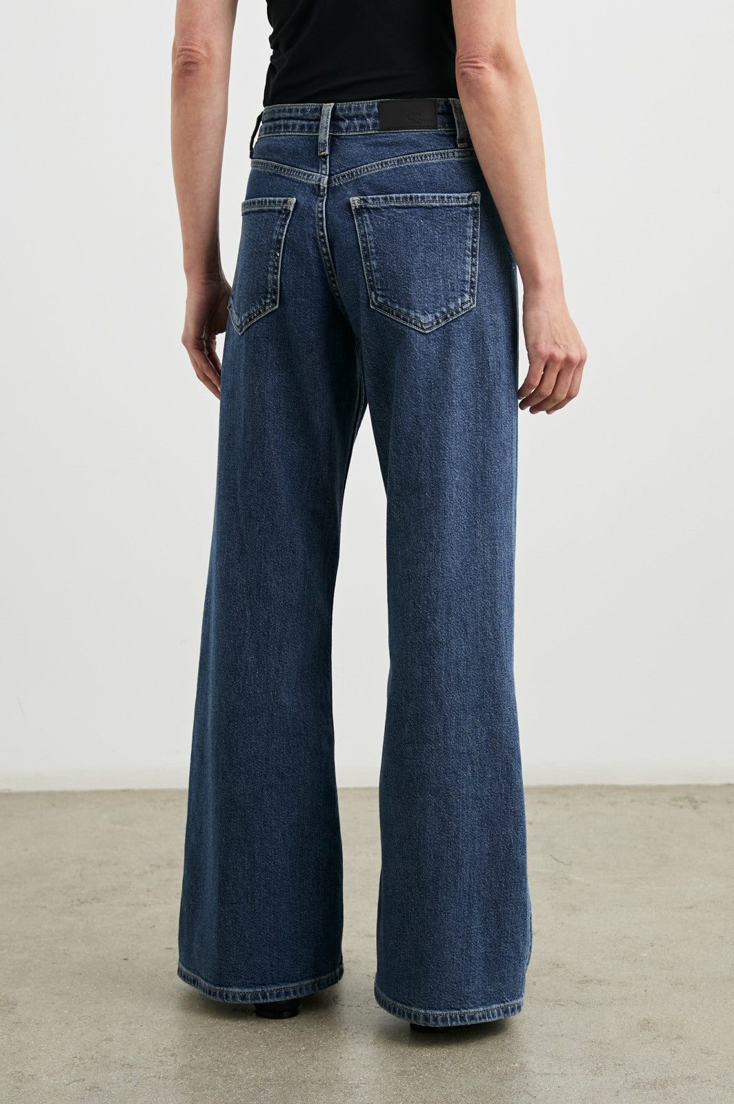 ANGELENO WIDE LEG - PEBBLE BLUE| Rails for sale