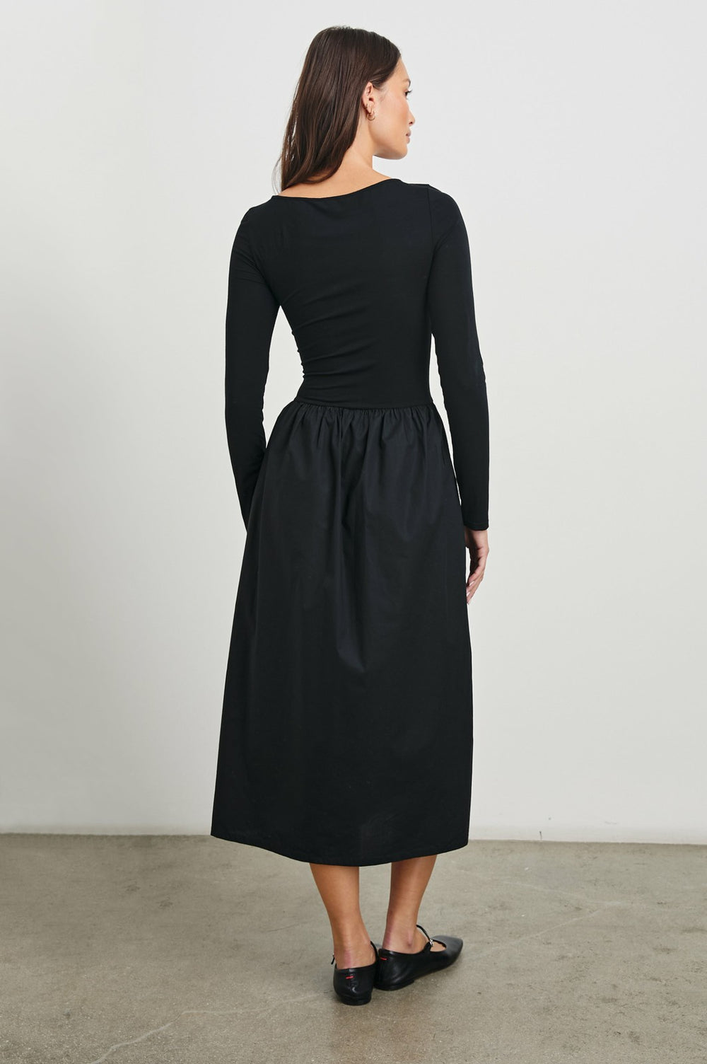 AMBERLY DRESS - BLACK| Rails online
