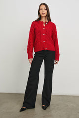 AMELIE SWEATER - SCARLET| Rails online