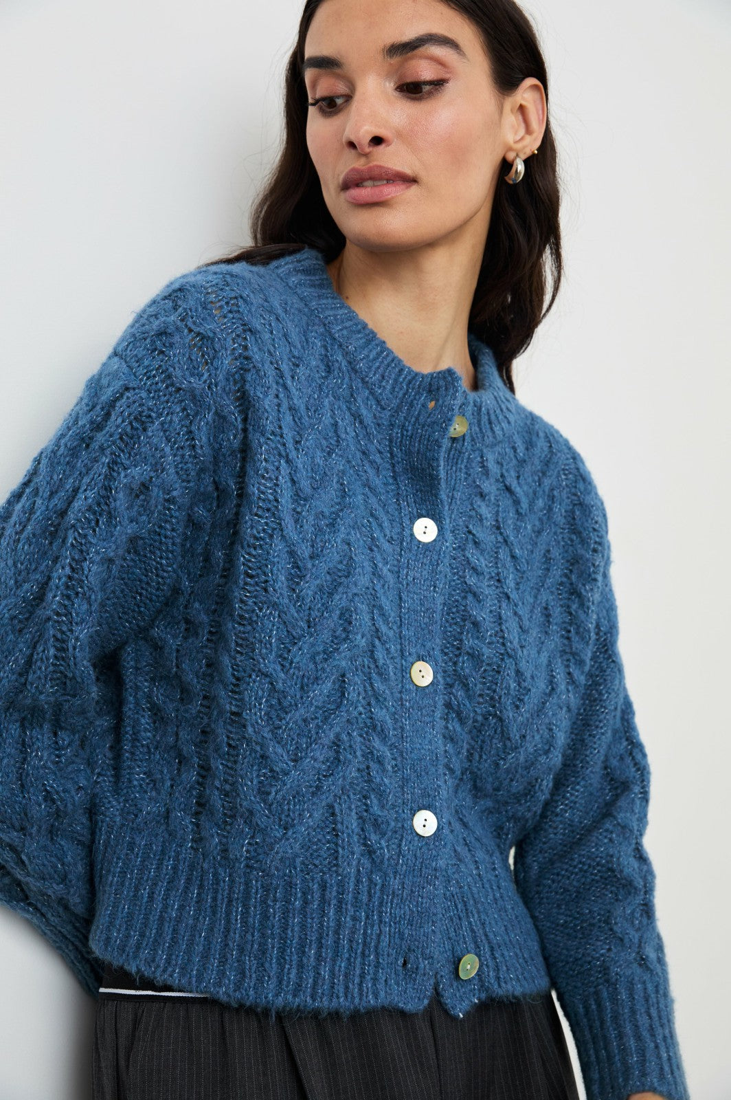 AMELIE SWEATER - LAKE| Rails online