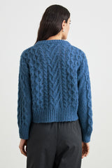 AMELIE SWEATER - LAKE| Rails online