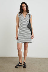 AMIRA DRESS - SAILOR STRIPE TERRY TOWEL| Rails online