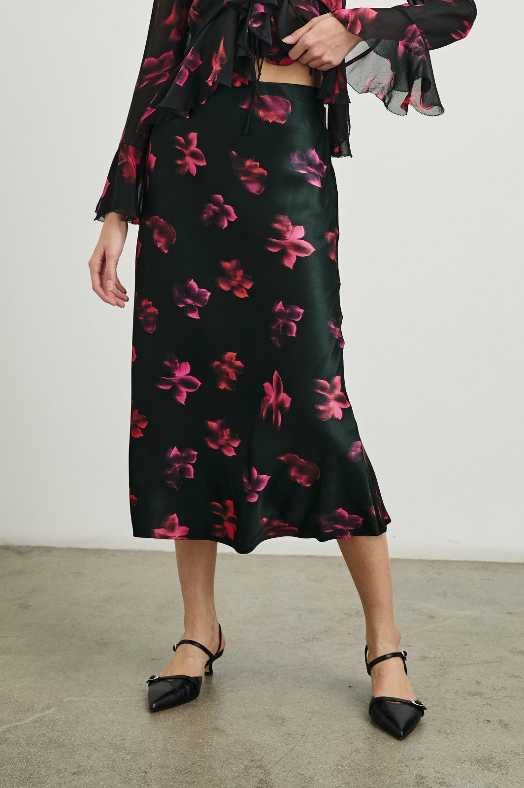 ANYA SKIRT - DARK AZALEA| Rails sale