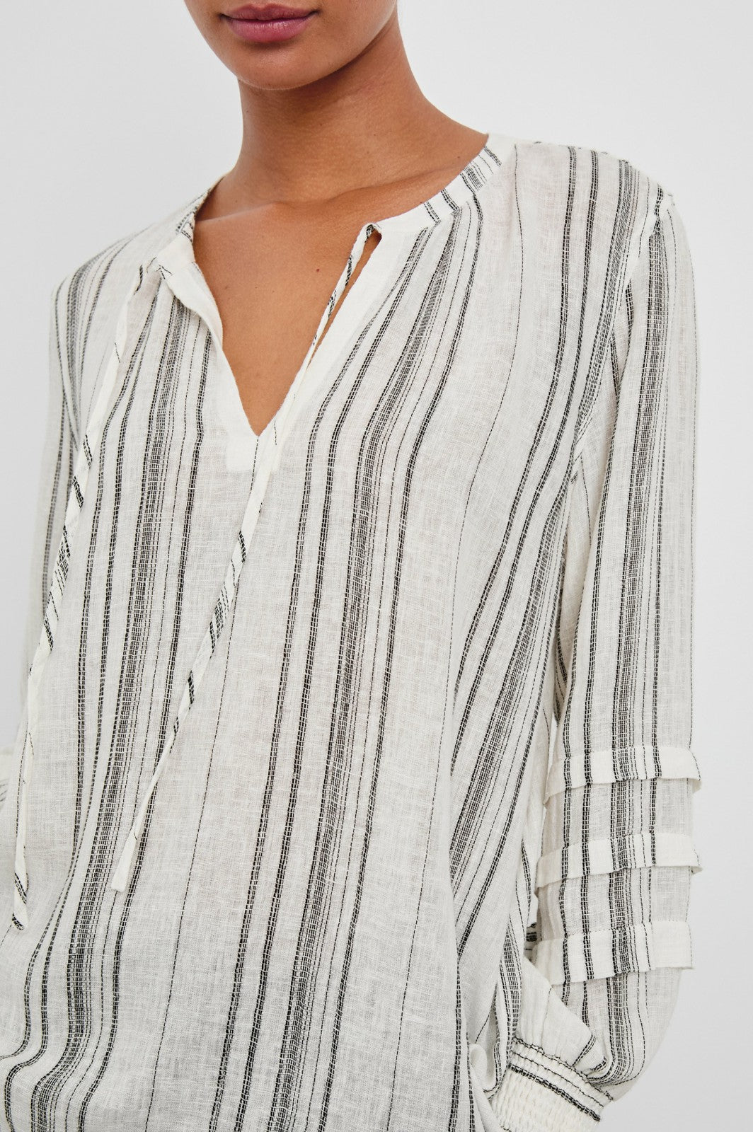 CATERINA TOP - BASQUE STRIPE| Rails outlet