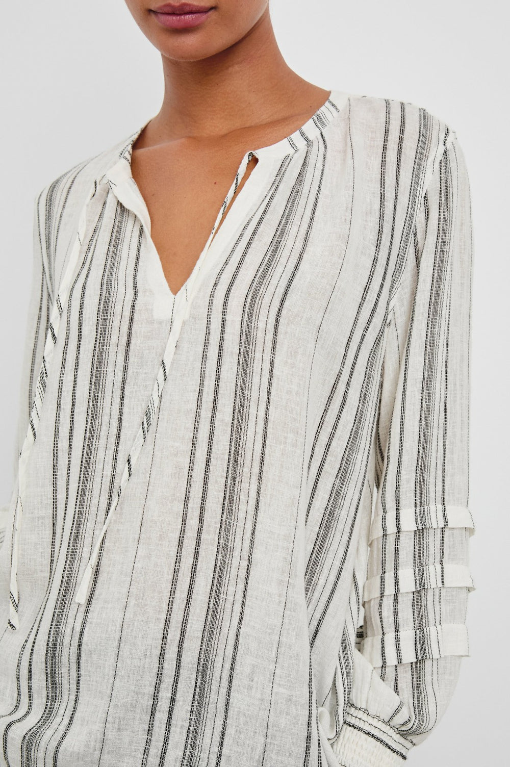 CATERINA TOP - BASQUE STRIPE| Rails outlet