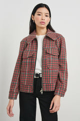 CHEYENNE JACKET - CRIMSON MINI CHECK| Rails near me